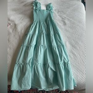 Hill House Home Nap Dress in Aqua